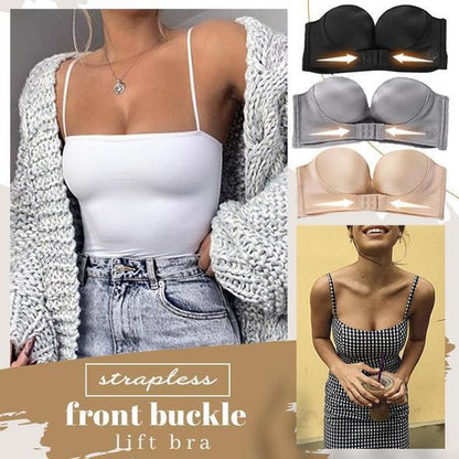 SUMMER SALE INVISIBLE STRAPLESS SUPER PUSH UP BRA