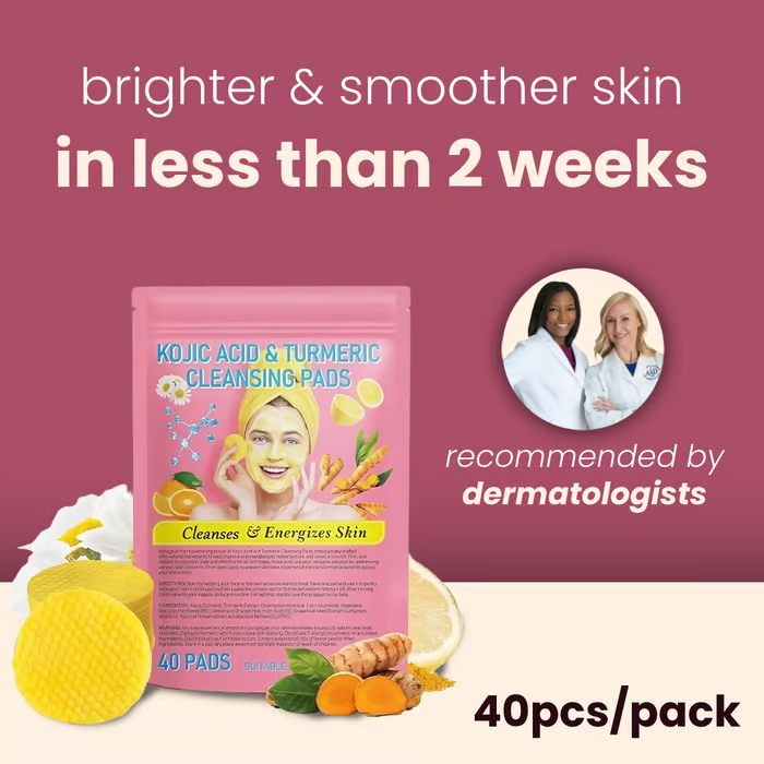🔥Turmeric Kojic Acid Cleansing Pads